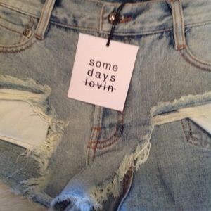 Sale 💕seeexy ultra hi lo cutoffs